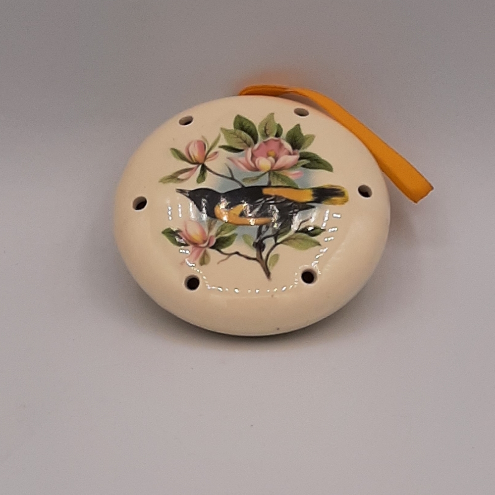 Vintage Eaton's Porcelain Pomander/Potpourri Ornament Made in Britain